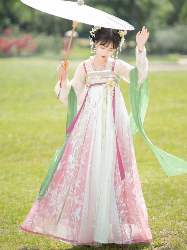 漢服 レディース ハロウィン コスプレ衣装 漢風 古風 ドレス 改良版漢服 中華風ドレス 古典ダンス衣装 学園祭 文化祭 イベント 発表会 撮影衣装 ハロウィン コスプレ衣装 コスチューム おしゃれ