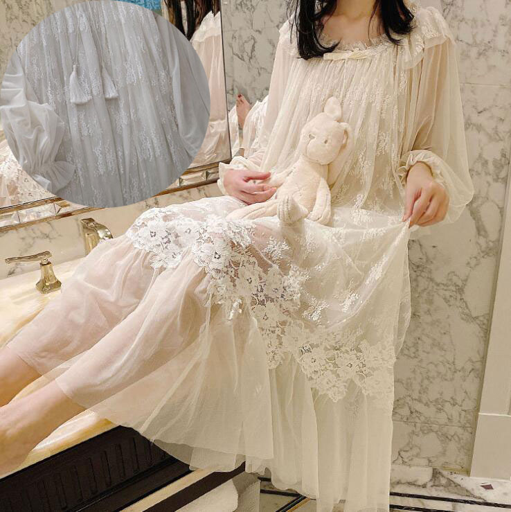 楽天市場】レースネグリジェ お姫風 ネグリジェ レディース 可愛い