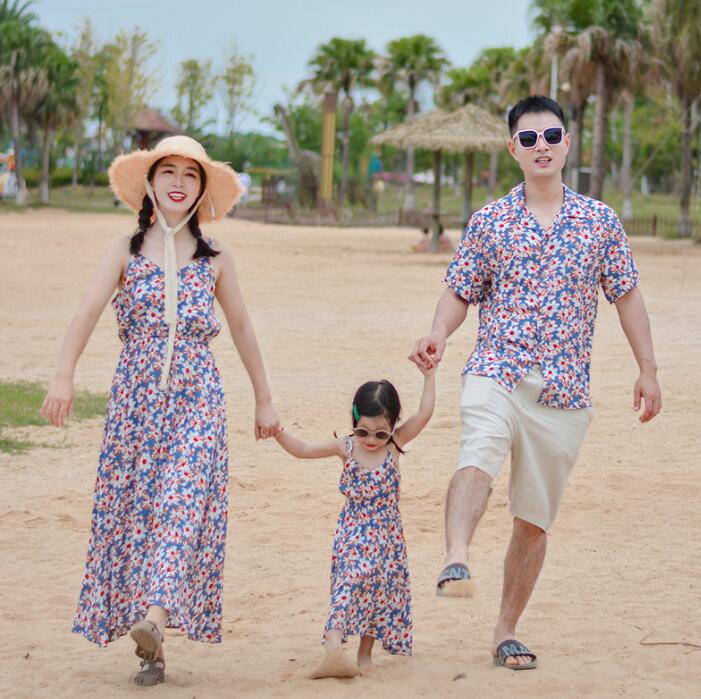 楽天市場】海旅行 夏服 親子ペア アロハシャツ カップル