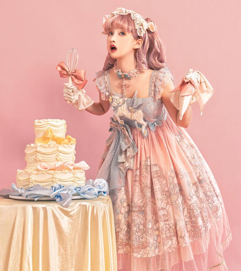 可愛い ロリータワンピース 膝丈 キャミソール ロリータ服 ゴージャス プリンセス コスプレ衣装 撮影衣装 舞台劇 オペラ 舞台演出服 学園祭 発表会 演出服 萌え萌え コスチューム
