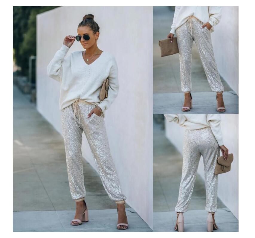 MASU スパンコール　フレアパンツ スパンコールフレアパンツ/韓国/レディースファッション/可愛い