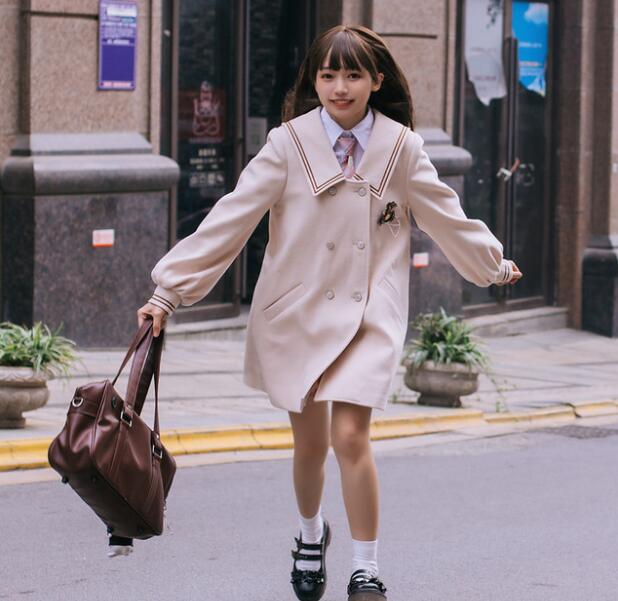 ダッフルコート ダブルボタン ミドル丈 コート マリン風コート レディース 春秋アウター 学園風 ダッフルコート Jk ジャケット ネイビー 厚手コート ネイビー ベージュ Meguiars Com Do