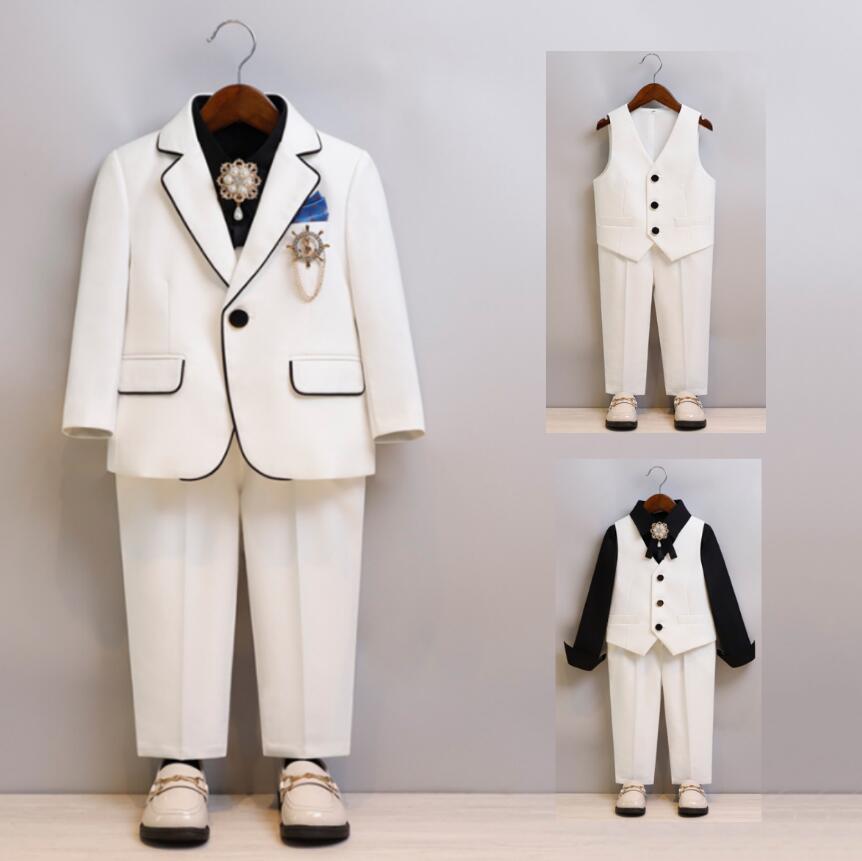 男の子　キッズスーツ　フォーマルスーツ　160K クロ×ホワイト imgrc0117093082.jpg