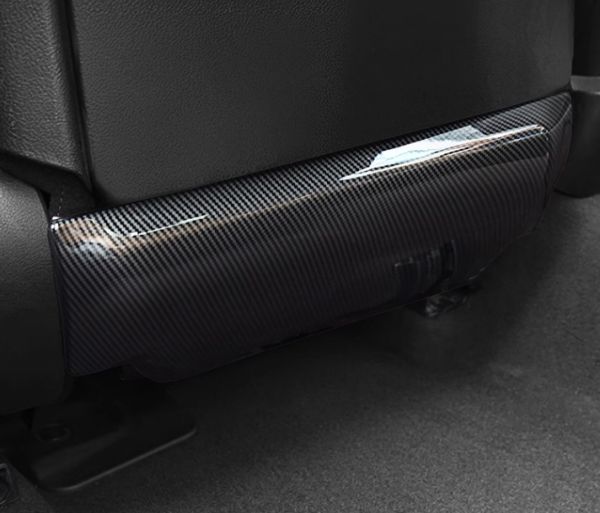 レクサス NX RX カーボン シートバックキックマット左右セット?2色選択