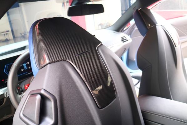 BMW M2 M3 M4 M8 G87 G80 G82 ドライカーボン シート バック カバー 2P|A.s.a.p