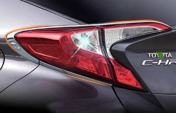 新品トヨタ C-HR2016-2022 テールランプ テールライト ガーニッシュ カバー メッキ 外装 カスタム パーツ