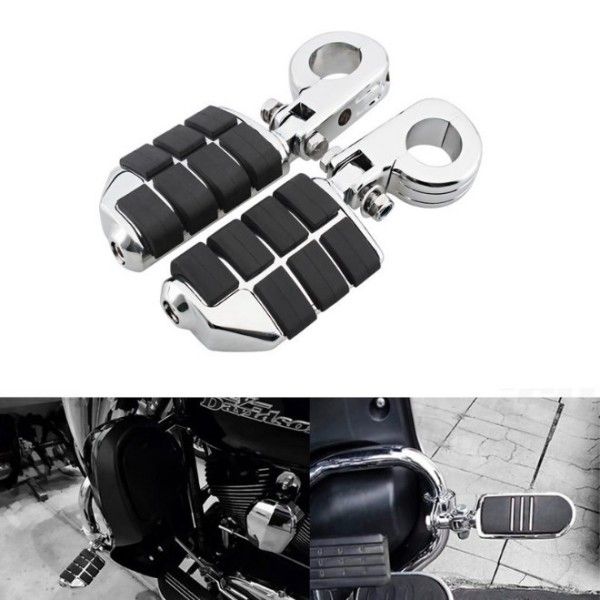 ユニバーサル オートバイ 1.25 インチ 32mm クラッシュバー フットレスト ホンダ ハーレー カワサキ ヤマハ スズキ用