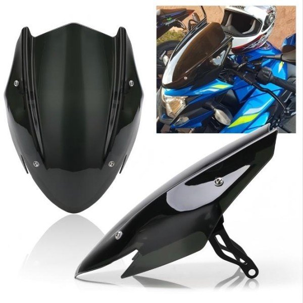 オートバイ フロントガラス ディフレクタープロテクターウインドスクリーン スズキ GSX-S750 GSXS 750 2017-2019 カスタムパーツ アクセサ