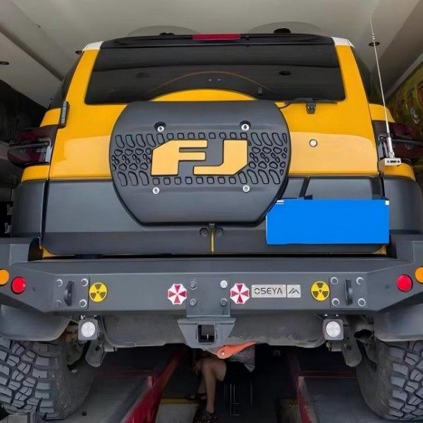 k*u様 【未使用】FJクルーザー　リアタイヤ　純正カバー 豆わさ専用】TOYOTA FJクルーザー 背面タイヤカバー US純正