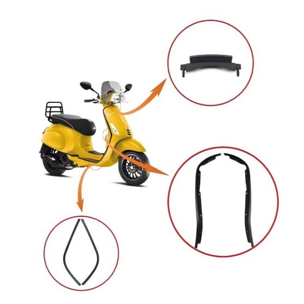 Vespa Sprint Primavera 50 125 150 2016-2022 バイクフレームサイドカバー PRIMAVERA50 PRIMAVERA125 アクセサリー|A.s.a.p