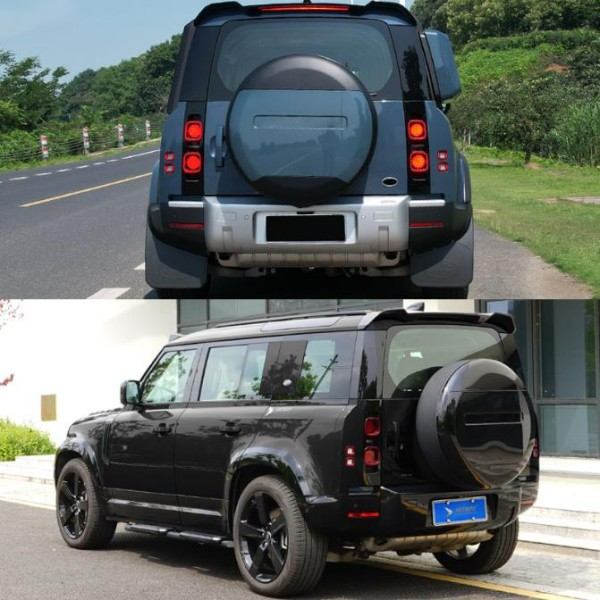 楽天市場】DEFENDER スペアタイヤカバー【UK純正品】 ブラック