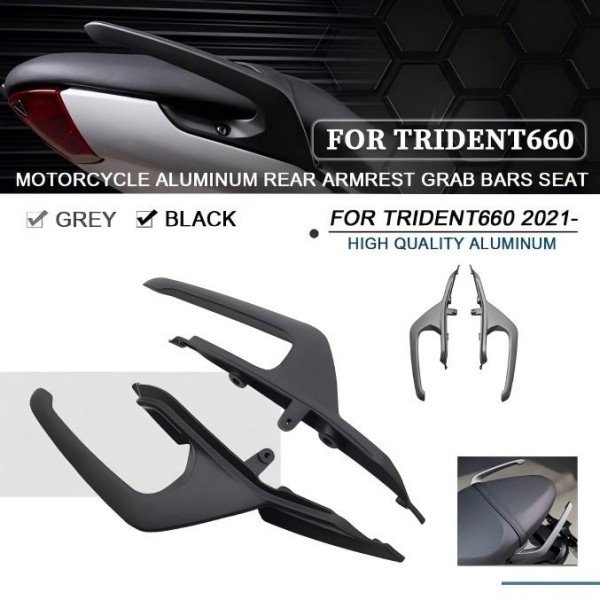 オートバイ自転車アルミ合金リアアームレストアームレストシートリアシートTRIDENT660 TRIDENT 660 2021-2024パッセンジャーアームレスト2022 2023 19,304円