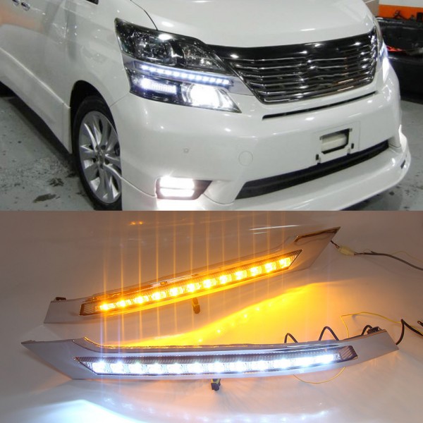 新品 トヨタ　ヴェルファイア 20系 2008-2011年式　デイライト LED ウィンカー