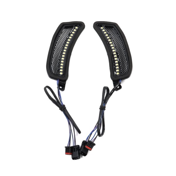 Harley Softail Low Rider ST 2022-2024年 専用 フロントベンチレーションポート ターンシグナル LED デイトライト 高輝度防水仕様