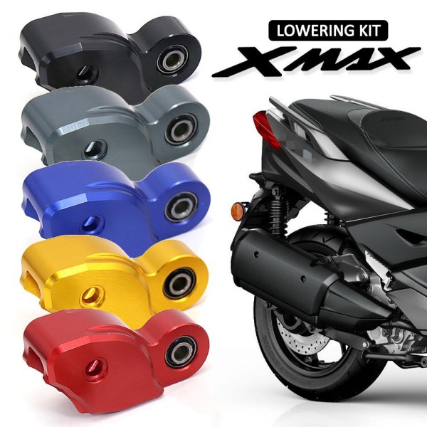 YAMAHA ヤマハ X-Max300 2021- 下降キット 30mm リア ショックアブソーバー アルミ|A.s.a.p