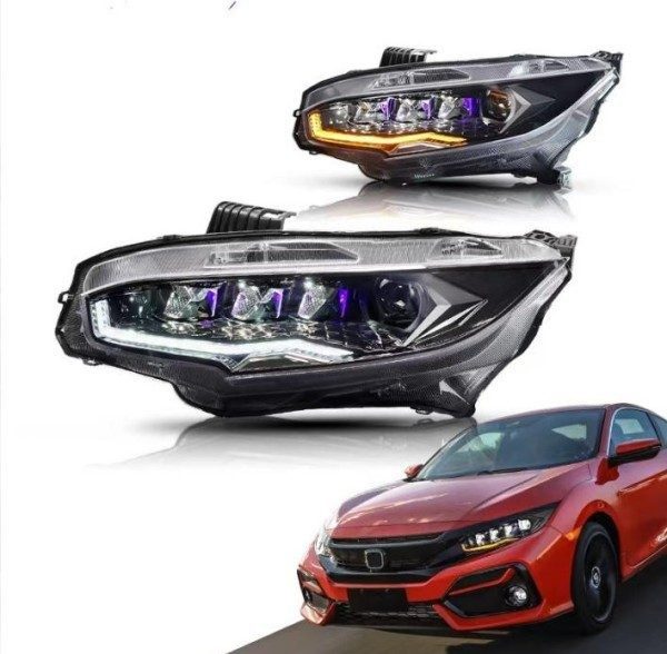 10 代シビック LED ヘッドライト ASSY 16-21 年式 ホンダ|A.s.a.p
