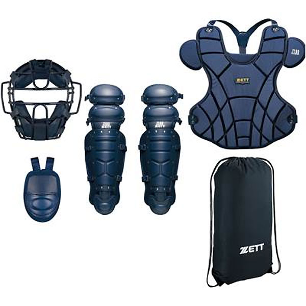 ZETT（ゼット）　BL303SET 2900　野球　軟式 キャッチャー用防具 4点セット 23SS