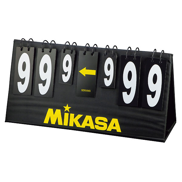 ＜限定クーポン発行中 4/10 01:59まで お買い物マラソン＞ ミカサ（MIKASA）　ACHC100BBK　ボール競技用　卓上得点板 22SS