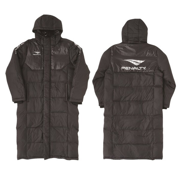 ロングコート  penalty ペナルティー サッカー フットサル ウェア コート 21FW（PO1421) 楽天市場】ペナルティ ロングコート 大人用 サッカー フットサル 中綿