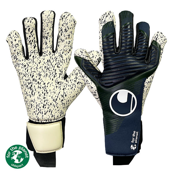 uhlsport（ウールシュポルト）　1011304 24　サッカー　GKグローブ　パワーライン ホライズン スーパーグリップ＋ ハーフネガティブアース 限定モデル 24FW