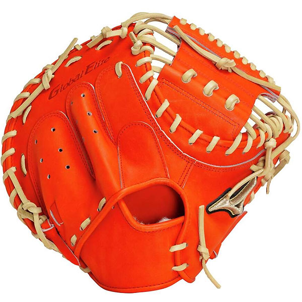 ミズノ（MIZUNO）　1AJCH31410 5280 野球 ミット 硬式用　グローバルエリート 號SAKEBI　コンパクトサイズ 捕手用 M-R型 24AW