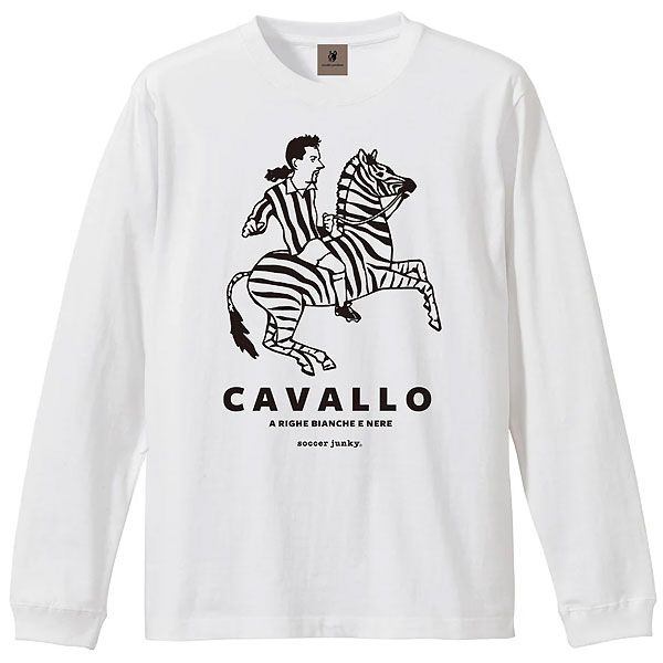 ＜ネコポス発送 送料無料＞ soccer junky（サッカージャンキー）　SJ24D50 1 サッカー　フットサル CAVALLON+10 ロングスリーブ TEE 24FW