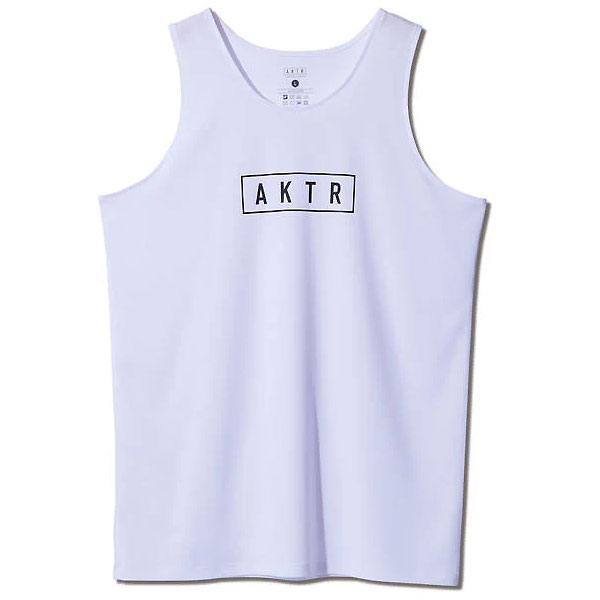 ＜ネコポス発送 送料無料＞ AKTR（アクター）　522011001 WH　バスケットボール　タンクトップ　BASIC AKTR LOGO TANK 25SS