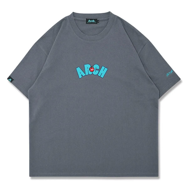 ＜ネコポス発送 送料無料＞ ARCH（アーチ）　T125127 SGRY　バスケットボール　Ｔシャツ　apple hoop tee　25SS
