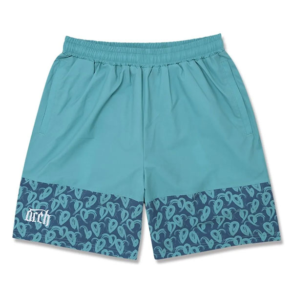 <ネコポス発送 送料無料> ARCH(アーチ) B125114 AGRN バスケットボール プラクティスパンツ brush heart shorts 25SS