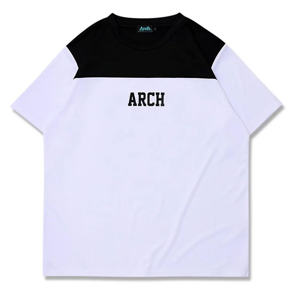 ＜ネコポス発送 送料無料＞ ARCH（アーチ）　T125128 WHT　バスケットボール　Ｔシャツ　football tee DRY　25SS