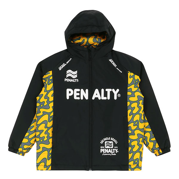 PENALTY（罰すること） POF5550J 30 蹴球 フットサル 陳列箱お召しもの お坊っちゃん  軽さ 中綿入り口・入口 ウォーマージャケット 25FW