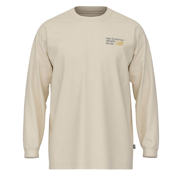 ＜ネコポス発送 送料無料＞ ニューバランス（new balance）　MT51931 PEF　マルチSP　Athletics プレミアムロゴ L/S Tシャツ 25FW