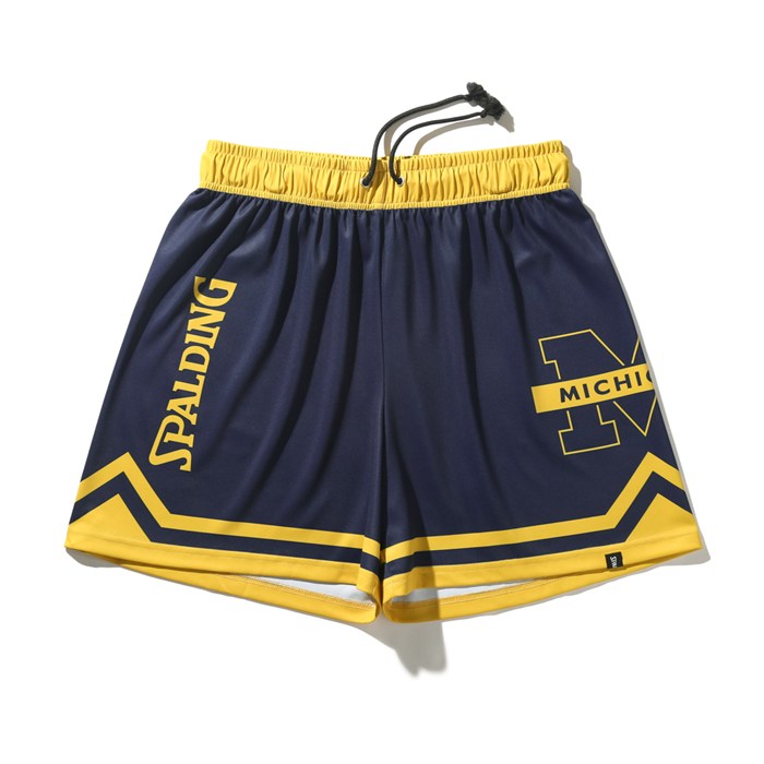 ＜限定クーポン発行中 4/10 01:59まで お買い物マラソン＞ ＜ネコポス発送 送料無料＞ SPALDING（スポルディング）　SMP25023M　5400　バスケットボール　ミシガン ライン ジャージーショーツ　25SS