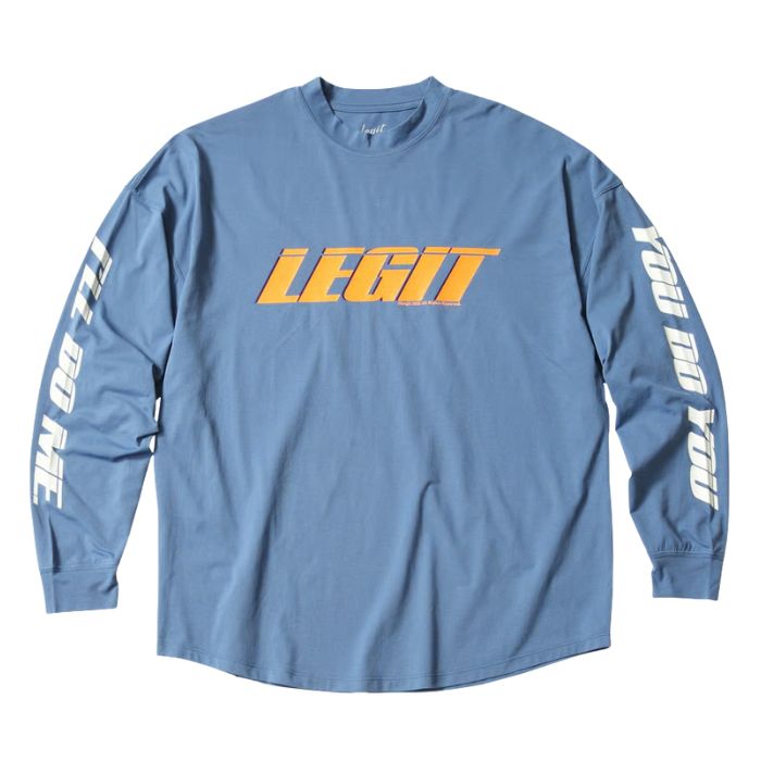 ＜ネコポス発送 送料無料＞ LEGIT（レジット）　25021004 BLU　バスケットボール 長袖Tシャツ DW-5600 L/S TEE　25FW