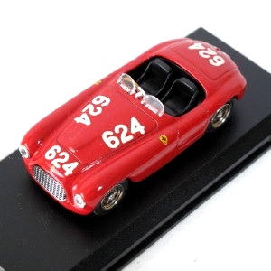 【中古】ART MODEL FerrariStory 1/43 イタリア製 ART008 フェラーリ（Ferrari） 166 MM MILLE MIGLIA 1949 BIONDETTI/SALAMI おもちゃ-乗り物のおもちゃ-ミニカー・トイカー