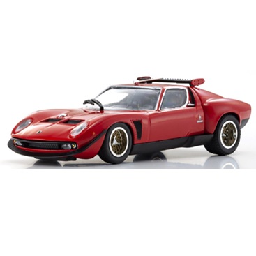 京商目あたらしい 1/43 ランボルギーニ ミウラ SVR (赤いこと/黒いこと) 車-おもちゃ-乗り物のおもちゃ