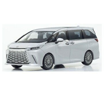 京商目あたらしい ダイキャストモデル 1/43 LEXUS（レクサス） LM 500h 色：ソニッククォーツ  室内装飾：6席黒いこと おもちゃ-ミニカー・トイカー