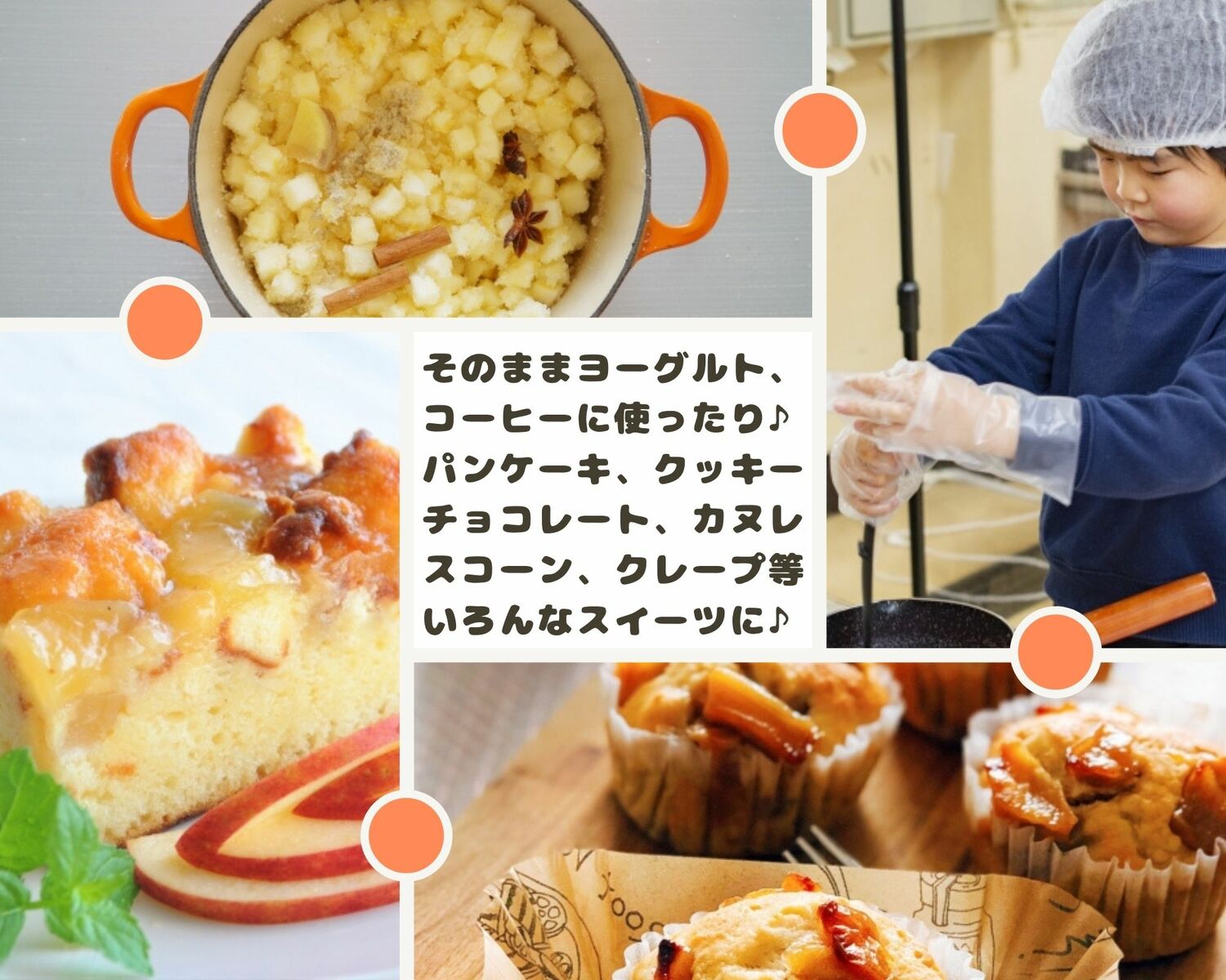 乾燥りんご【6mm角切り品60g】(契約栽培)フリーズドライ製法無添加砂糖不使用乾燥果物アップルドライフルーツ