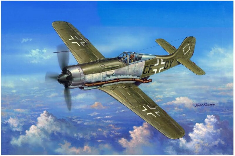 楽天市場】ドイツレベル 1/48 ドイツ空軍 フォッケウルフ Fw190D