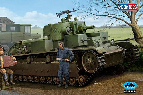 ホビーボス 1/35 ソビエト軍 T-28 中戦車 (円錐砲塔型) プラモデル