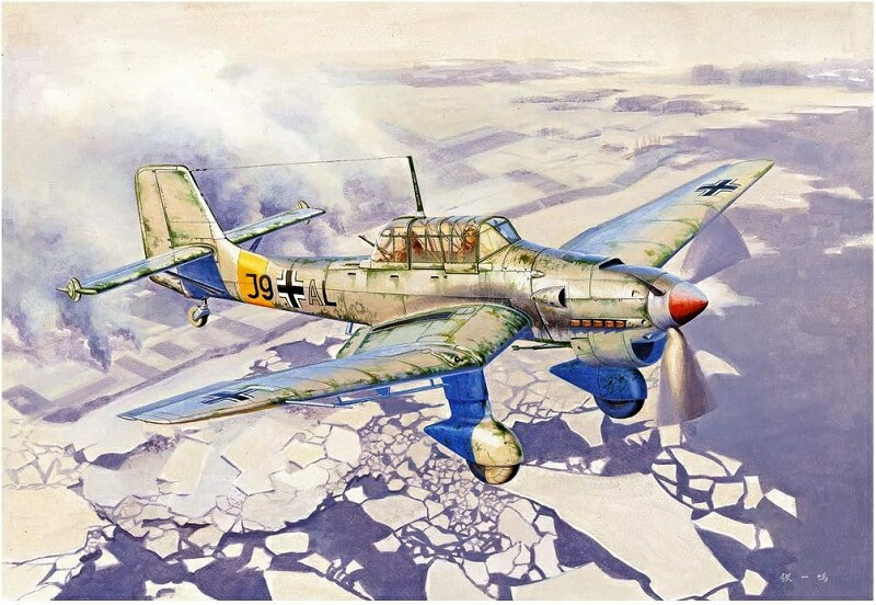 楽天市場】トランペッター 1/24 ドイツ空軍 ユンカース Ju-87R