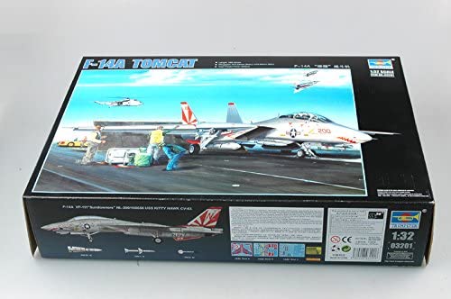 トランペッター 1/32 F-14B トムキャット ジョリー・ロジャース プラモデル wgteh8f F-14B Tomcat Fighter 1/32 Trumpeter