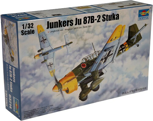 トランペッター 1 32 ドイツ軍 ユンカース Ju-87B-2 シュトゥーカ プラモデル