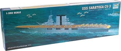 トランペッター 1/350 アメリカ海軍 航空母艦 CV-3 サラトガ プラモデル