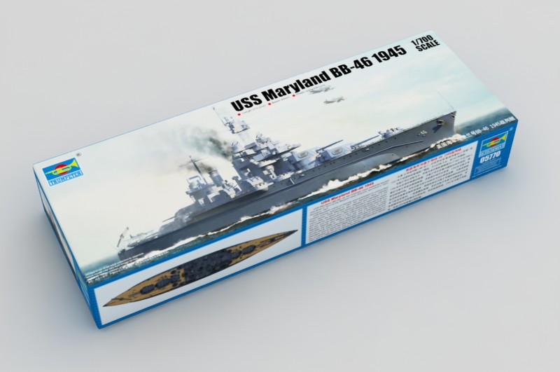 トランペッター 1/700 アメリカ海軍 戦艦 メリーランド 1941 トランペッター 1/700 アメリカ海軍 戦艦 メリーランド 1941