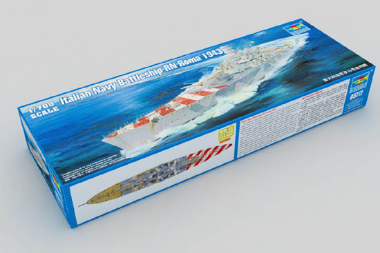 楽天市場】トランペッター 1/350 イタリア海軍 戦艦ローマ