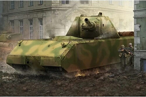 トランペッター 1/35 ドイツ軍 8号戦車 マウス 超重戦車 プラモデル