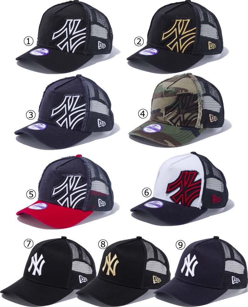 【楽天市場】ニューエラ キッズ メッシュキャップ 帽子 NYロゴ NEWERA MLB KID'S 9FORTY A-FRAME