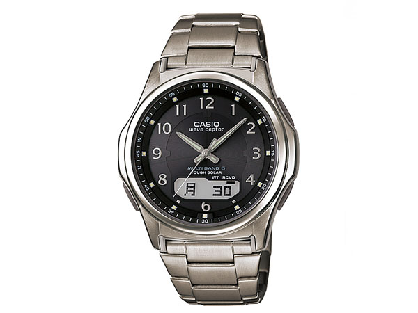 casio titanium radio controlled watch