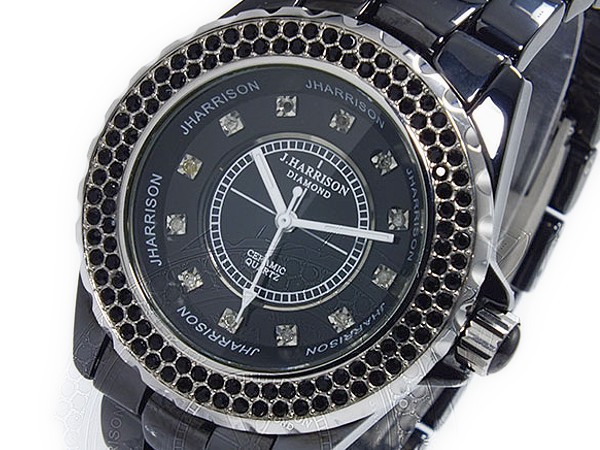 ジョンハリソン 腕時計 ソーラー 電波 メンズ JH-094GB 4石天然ダイヤモンド付・ソーラー電波時計 ジョンハリソン JH-082A